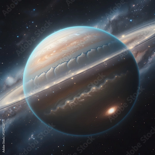 Obraz illustration of planet saturn
