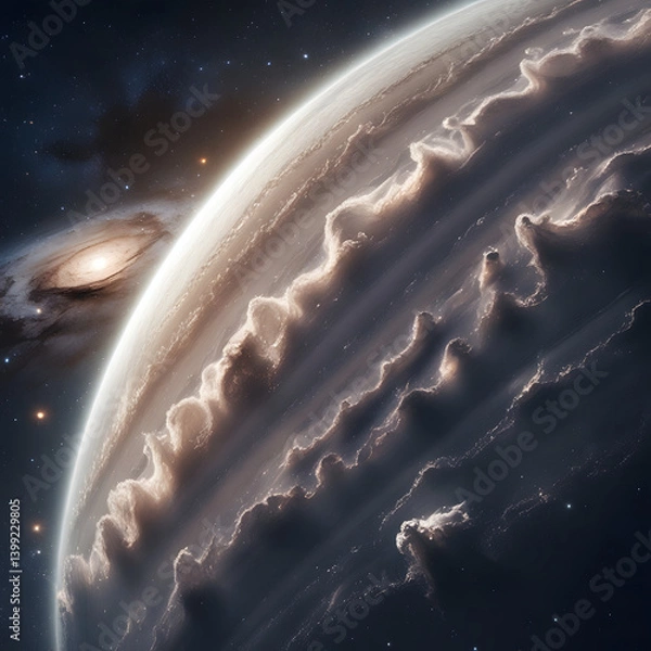 Obraz illustration of planet saturn