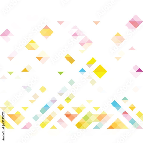 Obraz Triangle vector background