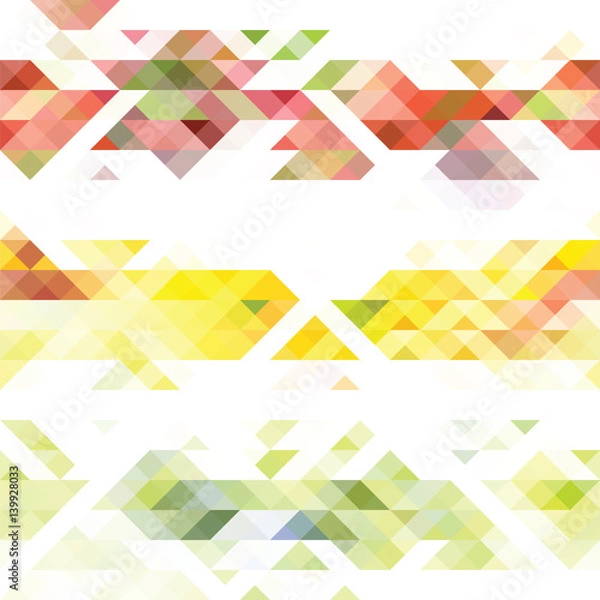 Obraz Triangle vector background