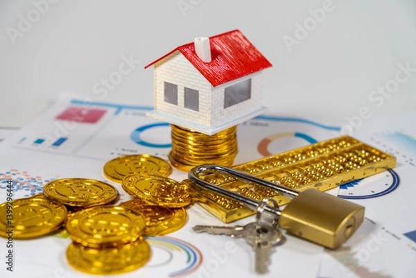 Fototapeta Home Investment Security: Protecting Your Future with Assets