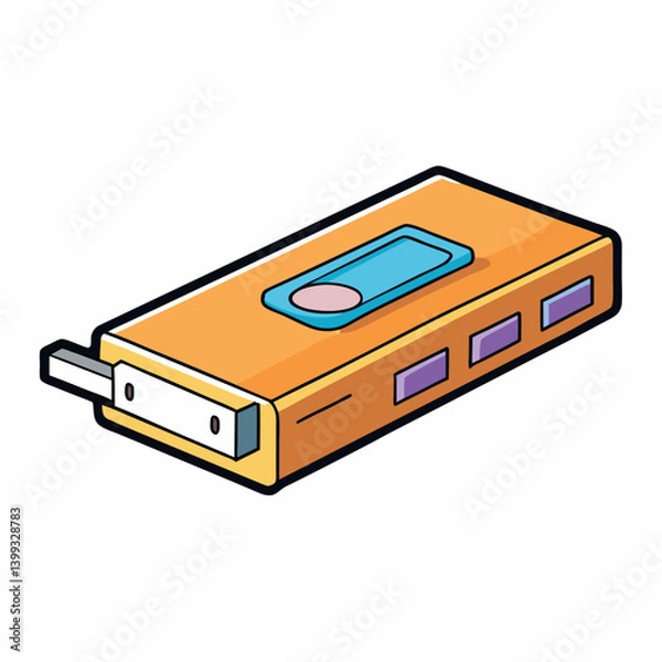 Fototapeta Streaming-capture-card-minimalist-design 