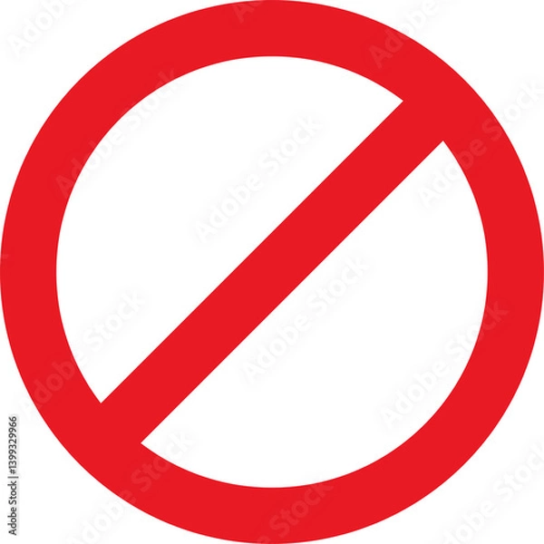 Fototapeta do not enter sign