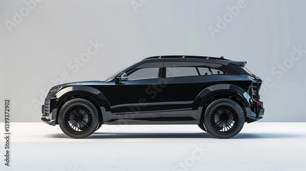 Obraz SUV Car Isolated