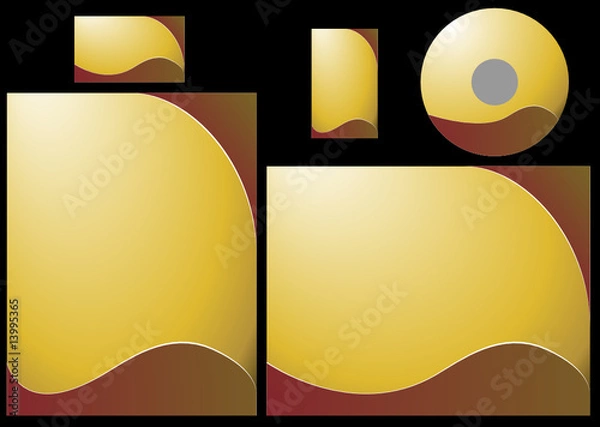 Fototapeta Template for business . Add your logo and text