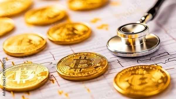 Obraz Bitcoin and health evaluation