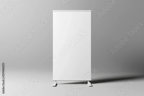 Fototapeta Blank retractable banner stand (1)