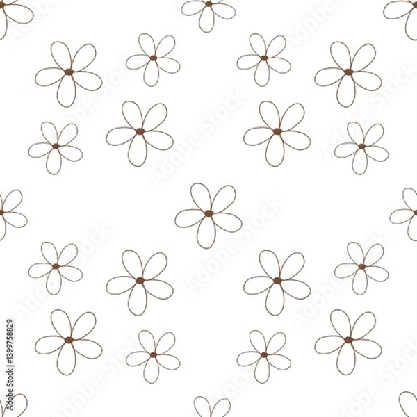 Obraz Pattern wallpaper for print on silk, cotton, shirt, pants, cups, hats, cover book