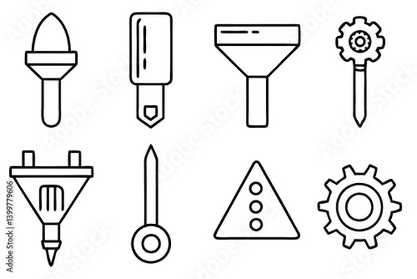 Fototapeta conversion line art clean design business innovation transformation