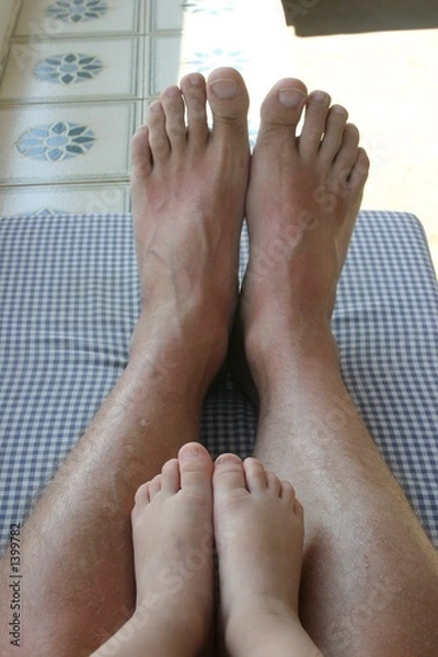 Obraz vater und sohn