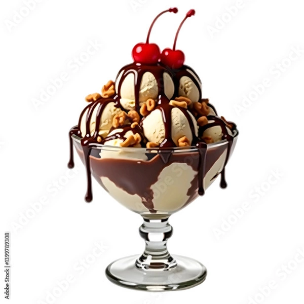 Obraz chocolate ice cream