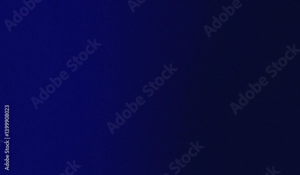 Obraz Navy blue background with noise and grain, digital presentation wallpaper. Color gradient.