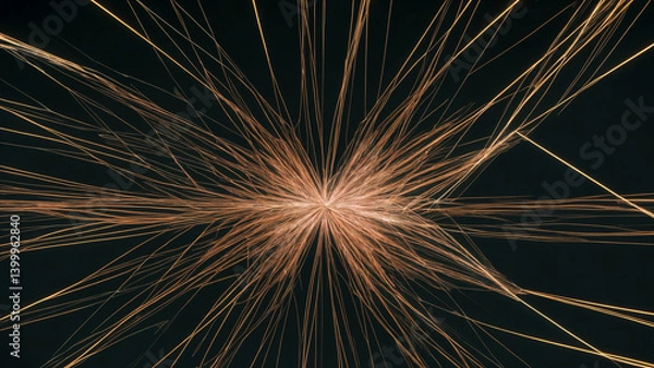 Obraz Futuristic Neon Vortex – Abstract Digital Light Background