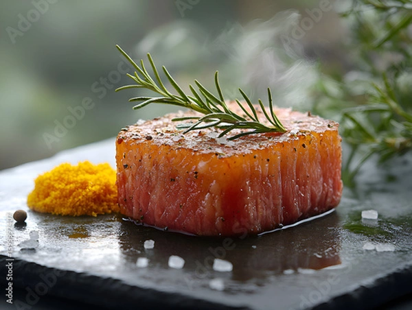 Fototapeta 연어 스테이크