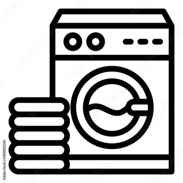 Obraz washing machine icon