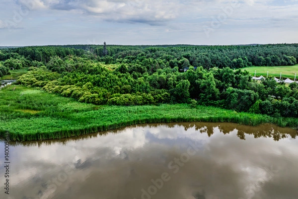 Obraz Jingyuetan Wetland Park, Changchun, China