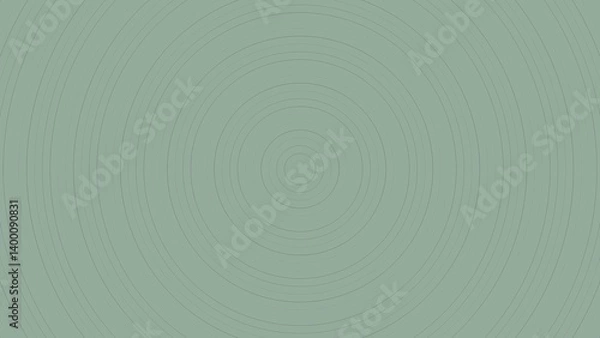 Fototapeta Light sage green concentric circles pattern