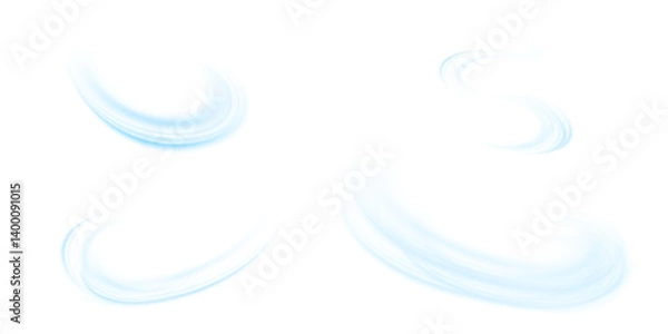 Obraz Air, wind effect isolated transparent background. Airflow overlay: fresh air for cleaning, cooling or changing the air. Wind Wave Effect. 3D vector illustration.	
