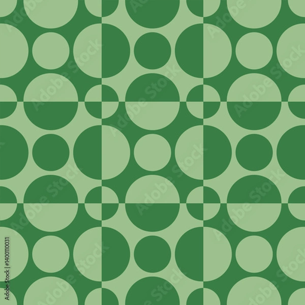 Fototapeta Modern Geometric Vector Seamless Pattern Digital Paper – Abstract Minimalist Background Design, Repeating Lines and Shapes, Contemporary Printable Texture for Scrapbooking, Web Design, Fabric, Package