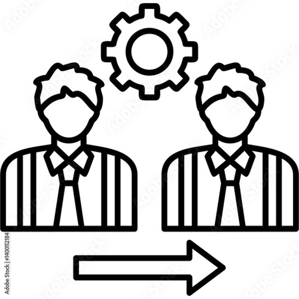 Fototapeta Mentoring icon