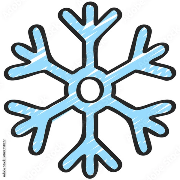 Fototapeta Snow Flake Icon