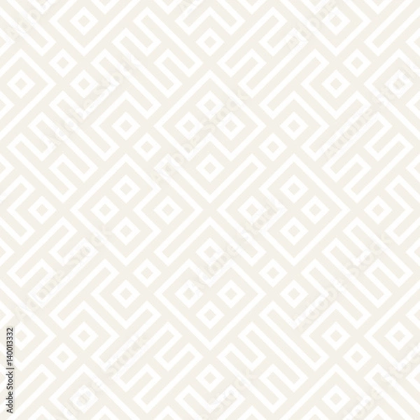 Obraz Geometric Ethnic Background Lattice. Stylish Subtle Texture. Vector Abstract Seamless Pattern.