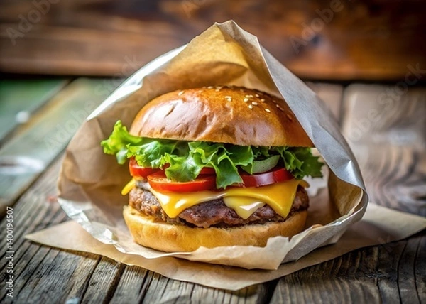 Obraz Savory Burger Feast