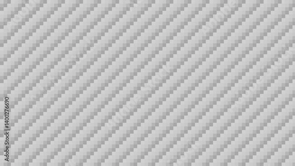 Obraz Light gray, pixelated, diagonal, carbon fiber pattern
