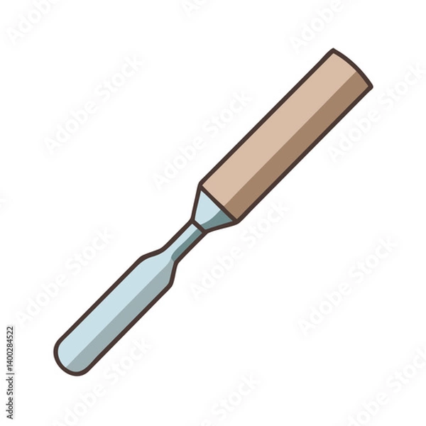 Fototapeta chisel icon, chisel vector illustration-simple illustration of chisel, perfect for chisel logos and icons