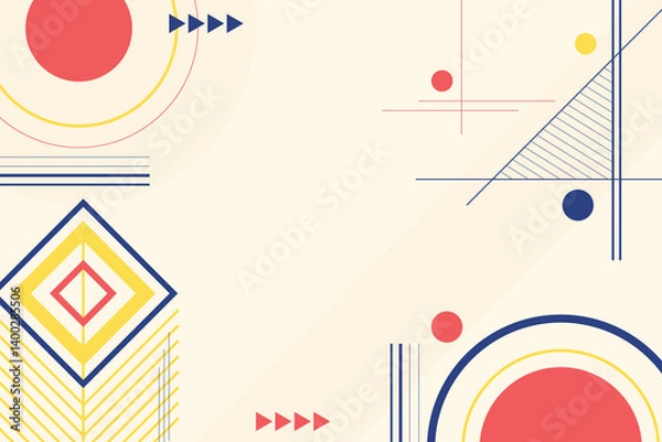 Obraz Modern abstract geometric background design