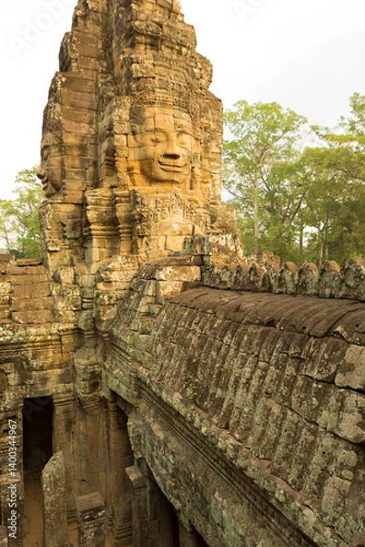 Obraz Ancient Khmer temple at Angkor, Cambodia