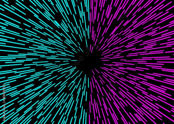 Fototapeta Creative design of universe speed background