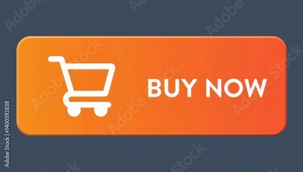 Obraz Buy Now Orange icon.