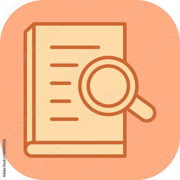 Obraz Dictionary Vector Icon