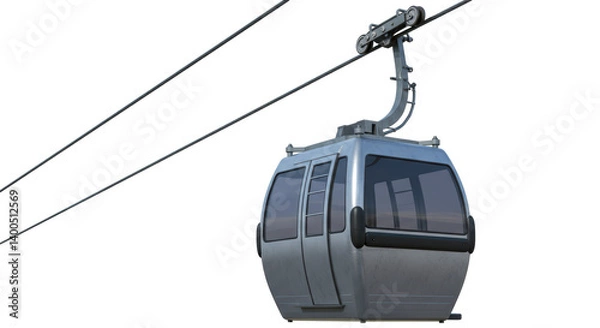 Fototapeta Isolated Cable Car