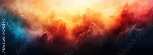 Obraz Minimalist Abstract Texture Soft Muted Color Gradient Modern Digital Art