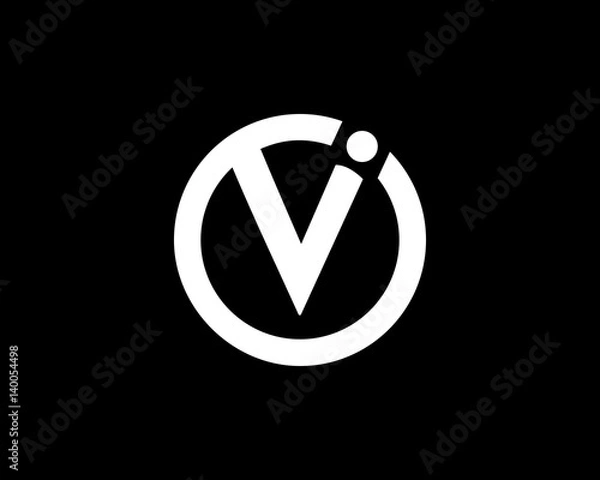Fototapeta V abstract circle logo