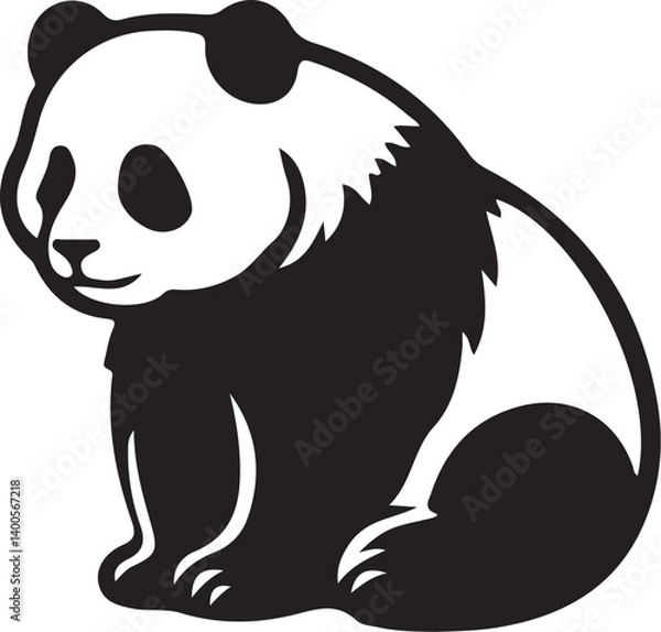Obraz Panda Vector and illustrator