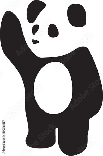 Obraz Panda Vector and illustrator