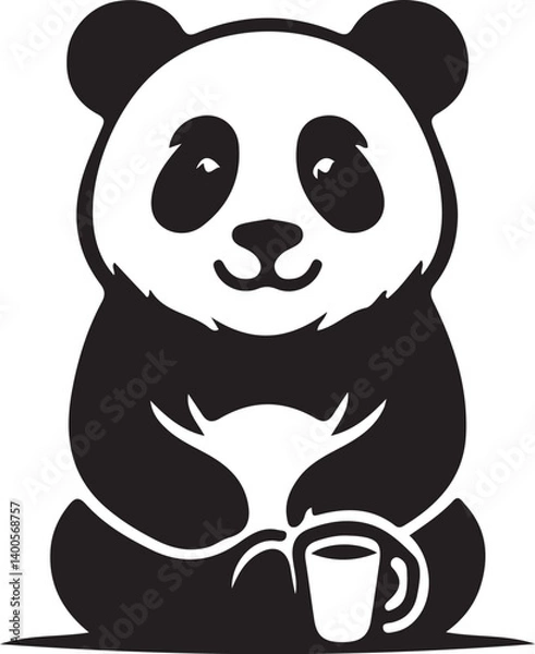 Obraz Panda Vector and illustrator