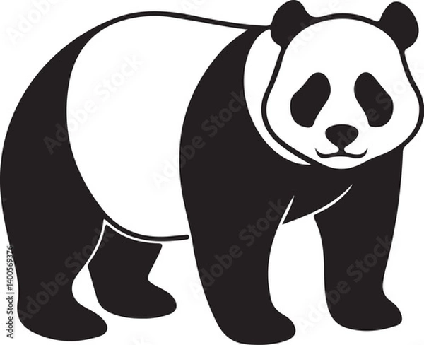 Obraz Panda Vector and illustrator
