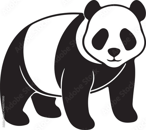 Obraz Panda Vector and illustrator