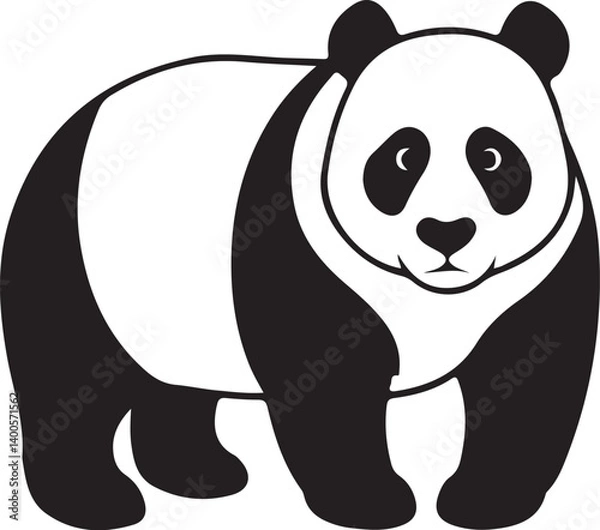Obraz Panda Vector and illustrator