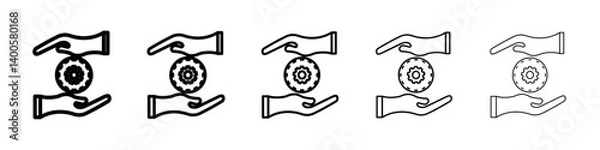 Fototapeta User interface icon Symbol mark in Outline style