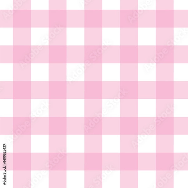 Obraz pink plaid pattern