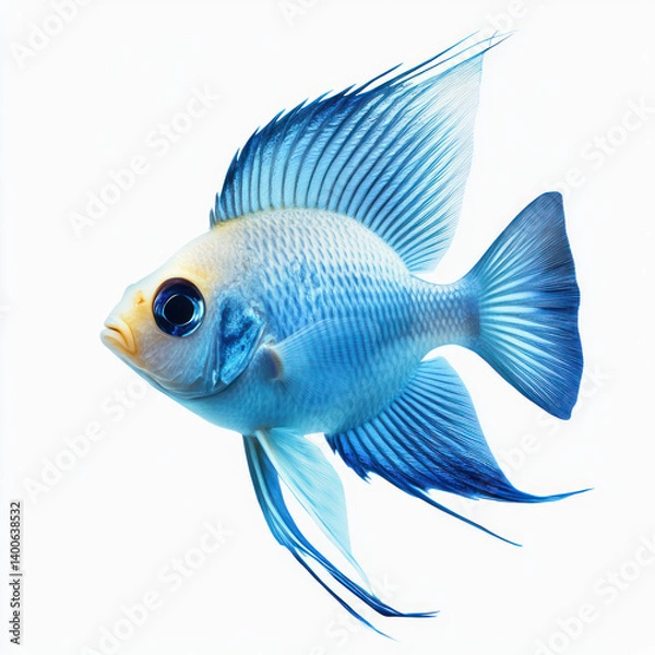 Obraz gold fish isolated on white
