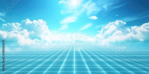 Obraz Sky Grid Pathway