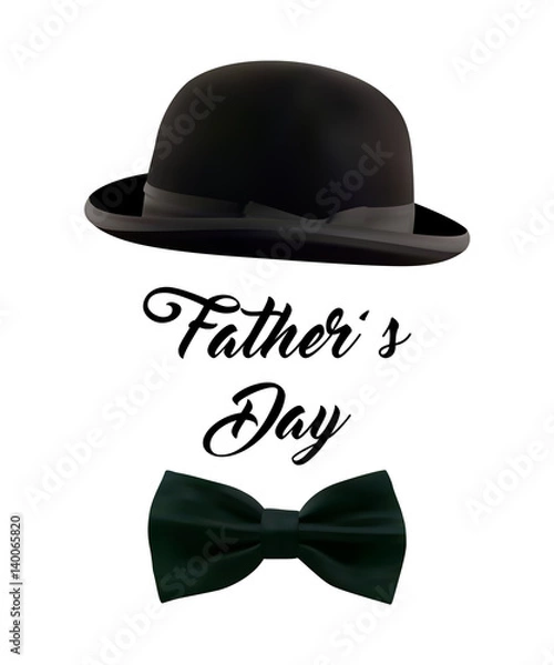 Obraz Hipster card father's day