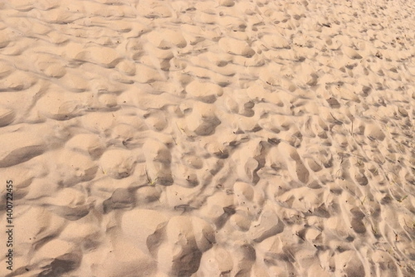 Obraz Beach Sand Ripples Natural Texture Background