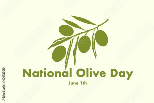 Fototapeta vector illustration of a background for world olive day.